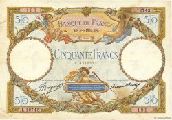 50 Francs LUC OLIVIER MERSON type modifié FRANKREICH  1933 F.16.04 fSS
