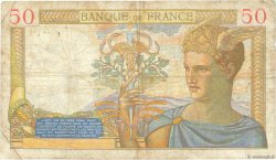 50 Francs CÉRÈS FRANKREICH  1935 F.17.20 fS