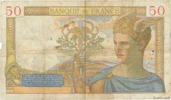 50 Francs CÉRÈS modifié FRANCE  1937 F.18.02 G