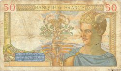 50 Francs CÉRÈS modifié FRANCIA  1937 F.18.05 RC+