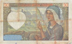 50 Francs JACQUES CŒUR FRANCIA  1940 F.19.02 q.MB