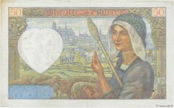 50 Francs JACQUES CŒUR FRANKREICH  1941 F.19.17 fVZ