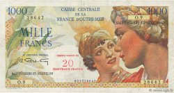 20 NF sur 1000 Francs Union Française SAINT PIERRE E MIQUELON  1964 P.34 BB