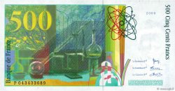 500 Francs PIERRE ET MARIE CURIE FRANCE  2000 F.76.05 UNC