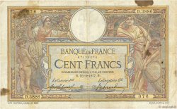 100 Francs LUC OLIVIER MERSON sans LOM FRANCIA  1917 F.23.09 B