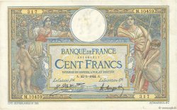 100 Francs LUC OLIVIER MERSON grands cartouches FRANCE  1924 F.24.02 TTB