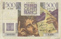 500 Francs CHATEAUBRIAND FRANCIA  1947 F.34.07 q.BB