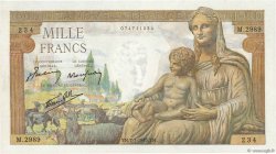 1000 Francs DÉESSE DÉMÉTER FRANCE  1943 F.40.15 SPL+