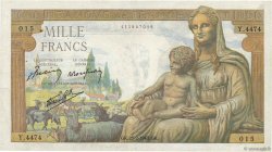 1000 Francs DÉESSE DÉMÉTER FRANCE  1943 F.40.20 TTB