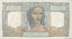 1000 Francs MINERVE ET HERCULE FRANKREICH  1945 F.41.03 VZ
