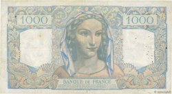 1000 Francs MINERVE ET HERCULE FRANCE  1948 F.41.22 F+