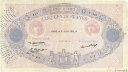 500 Francs BLEU ET ROSE FRANKREICH  1930 F.30.33 SGE