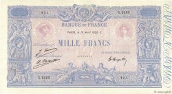 1000 Francs BLEU ET ROSE FRANCE  1926 F.36.42 VF+