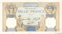 1000 Francs CÉRÈS ET MERCURE type modifié FRANCE  1937 F.38.03 TTB