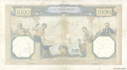 1000 Francs CÉRÈS ET MERCURE type modifié FRANCE  1937 F.38.03 TTB