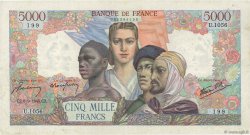 5000 Francs EMPIRE FRANÇAIS FRANCIA  1945 F.47.42 MBC