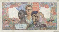 5000 Francs EMPIRE FRANÇAIS FRANCIA  1946 F.47.51 BC