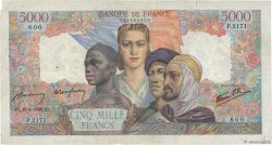 5000 Francs EMPIRE FRANÇAIS FRANCE  1946 F.47.52 TB