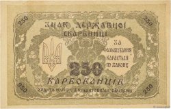 250 Karbovantsiv UKRAINE  1919 P.039a fST+