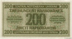 200 Karbowanez UKRAINE  1942 P.056 UNC-