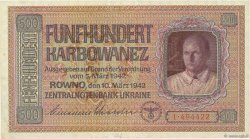 500 Karbowanez UCRANIA  1942 P.057 EBC+