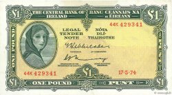 1 Pound IRLAND  1974 P.064c fVZ