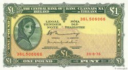 1 Pound IRELAND REPUBLIC  1976 P.064d UNC