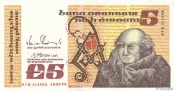 5 Pounds IRELAND REPUBLIC  1990 P.071e XF