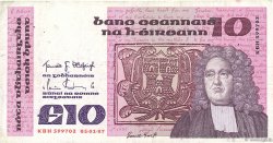 10 Pounds IRELAND REPUBLIC  1987 P.072b VF