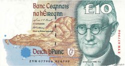 10 Pounds IRELAND REPUBLIC  1999 P.076b XF+