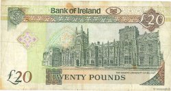 20 Pounds NORTHERN IRELAND  1991 P.072a F+