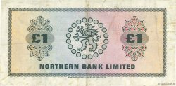 1 Pound NORTHERN IRELAND  1970 P.187a VF