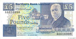 5 Pounds NORTHERN IRELAND  1989 P.193a FDC