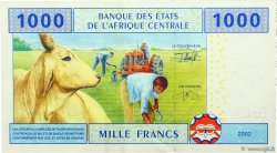 1000 Francs CENTRAL AFRICAN STATES  2002 P.107Ta XF+