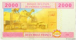 2000 Francs CENTRAL AFRICAN STATES  2002 P.108Ta XF
