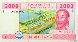 2000 Francs CENTRAL AFRICAN STATES  2002 P.108Ta UNC