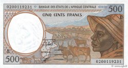 500 Francs ZENTRALAFRIKANISCHE LÄNDER  2002 P.201Eh ST