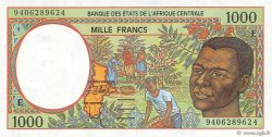 1000 Francs ZENTRALAFRIKANISCHE LÄNDER  1994 P.202Eb ST