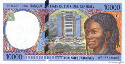 10000 Francs CENTRAL AFRICAN STATES  1997 P.205Ec UNC-