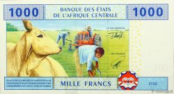 1000 Francs CENTRAL AFRICAN STATES  2002 P.207Ua UNC