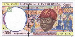 5000 Francs CENTRAL AFRICAN STATES  1997 P.304Fc AU