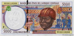 5000 Francs STATI DI L  AFRICA CENTRALE  1999 P.304Fe