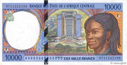 10000 Francs CENTRAL AFRICAN STATES  1997 P.305Fc XF-