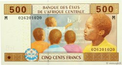500 Francs ZENTRALAFRIKANISCHE LÄNDER  2002 P.306M ST