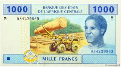 1000 Francs ZENTRALAFRIKANISCHE LÄNDER  2002 P.307Ma ST