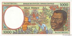 1000 Francs ZENTRALAFRIKANISCHE LÄNDER  1994 P.402Lb ST