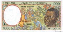 1000 Francs ZENTRALAFRIKANISCHE LÄNDER  1998 P.402Le ST
