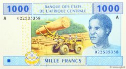 1000 Francs CENTRAL AFRICAN STATES  2002 P.407A