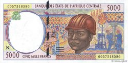 5000 Francs CENTRAL AFRICAN STATES  2000 P.504Nf UNC