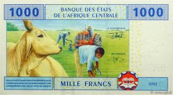 1000 Francs ESTADOS DE ÁFRICA CENTRAL
  2002 P.507Fb FDC